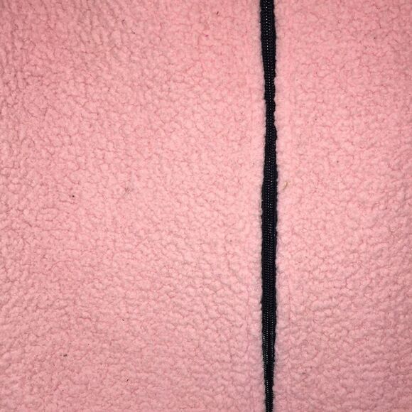 Sexy Love Pink Puppy Dog Mauve Pastel Pink Sherpa Full Zipper Fleece Vest Jacket - Picture 6 of 11